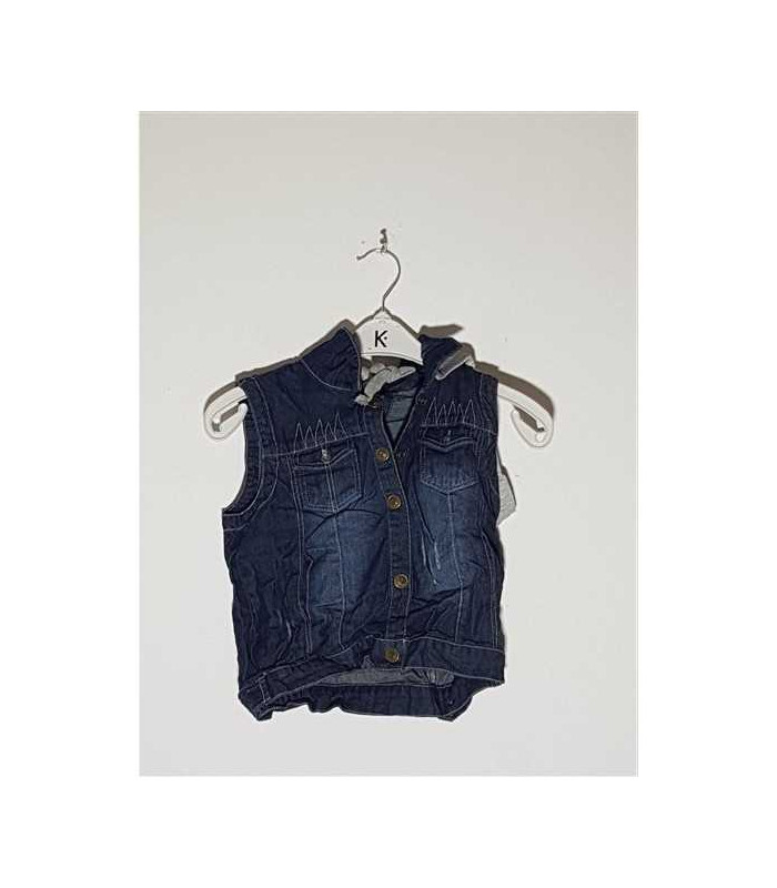 Vesta Jeans cu gluga si buzunare Vitamins Baby