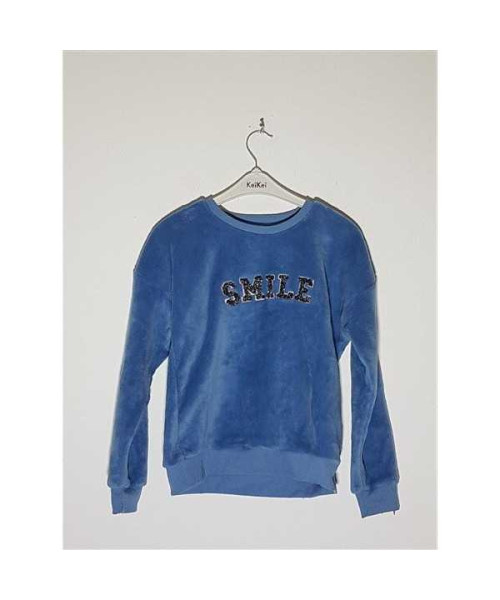 Bluzita pufoasa cu imprimeu grafic TEX