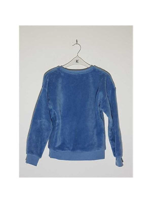 Bluzita pufoasa cu imprimeu grafic TEX 2