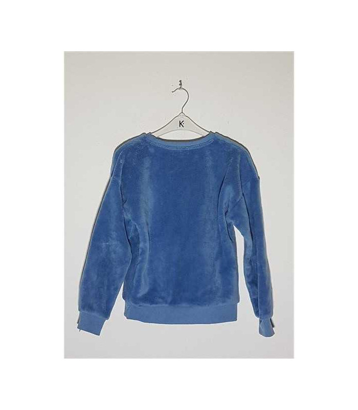 Bluzita pufoasa cu imprimeu grafic TEX