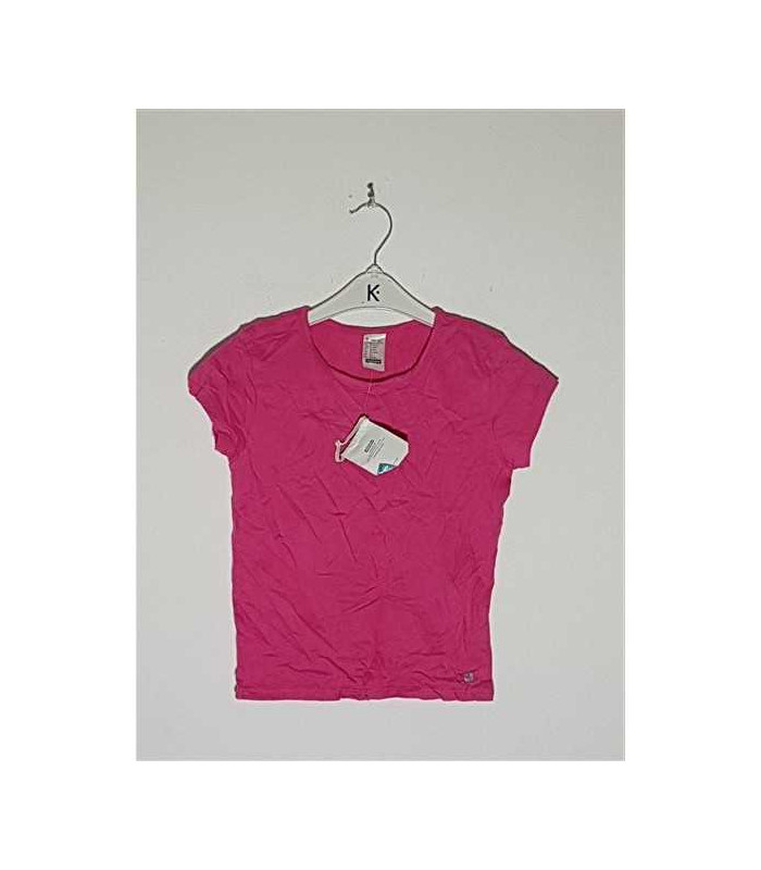 Tricou copii cu decolteu usor la piept Decathlon