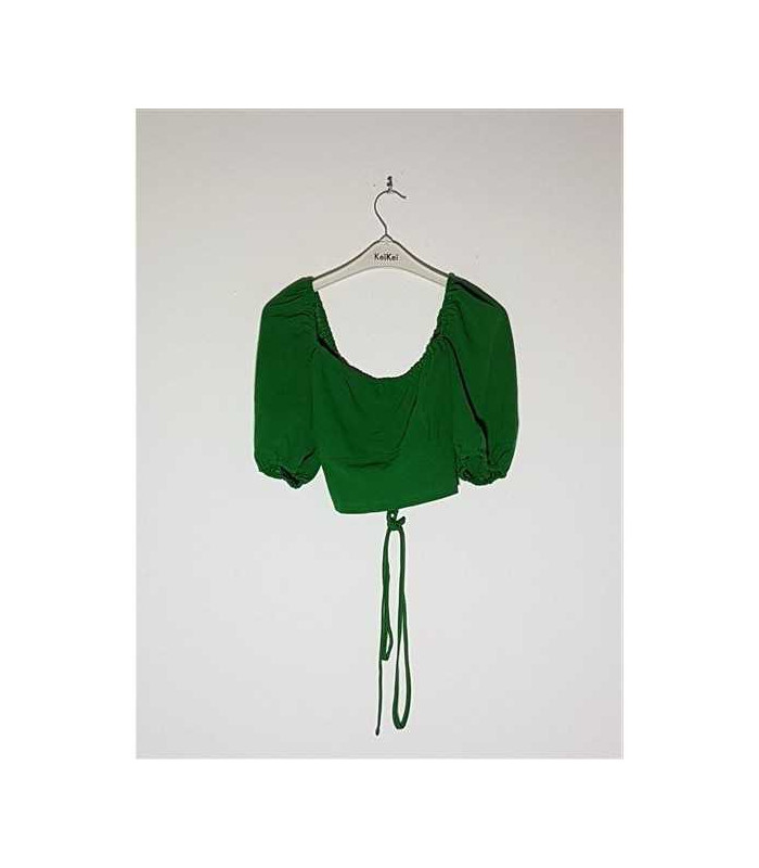 Top dama decoltat model cu snur la spate SHEIN