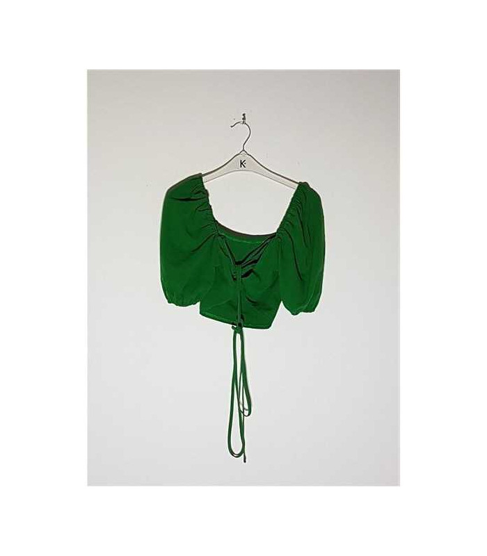 Top dama decoltat model cu snur la spate SHEIN