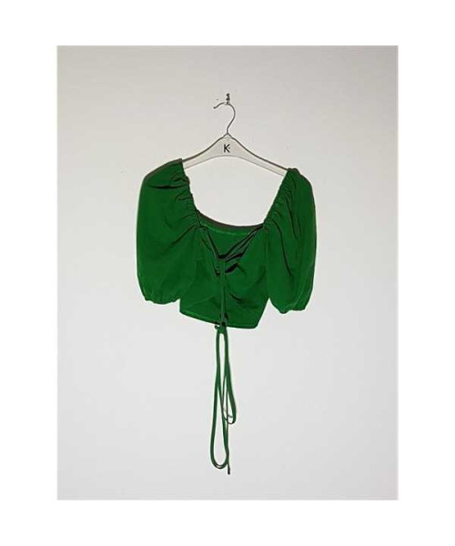 Top dama decoltat model cu snur la spate SHEIN