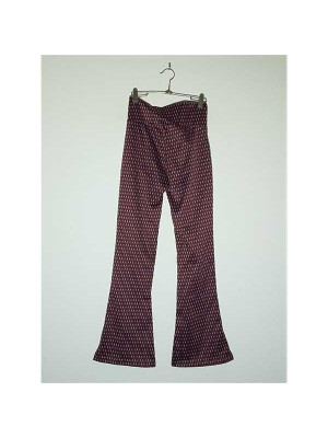 Pantaloni dama cu imprimeu romburi Sinsay 2