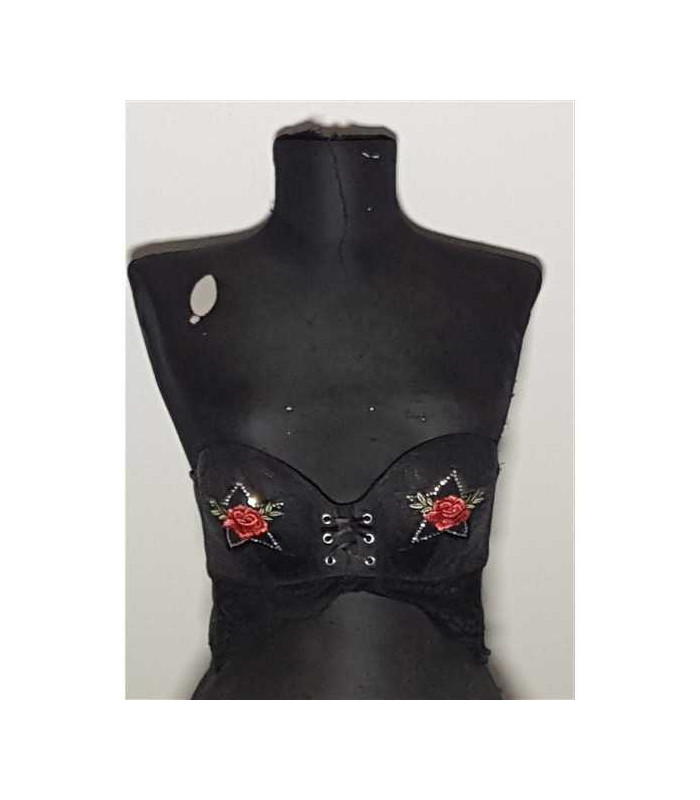 Sutien dama pentru model cu imprimeu floral