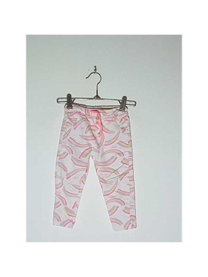 Pantaloni de pijama pentru copii model cu imprimeu curcubeu