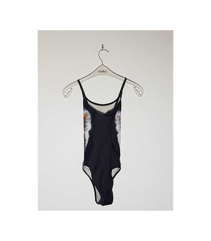 Costum de baie intreg cu imprimeu cap de tigru