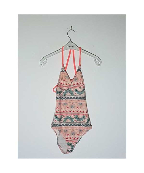 Costum de baie intreg model cu imprimeu multicolor