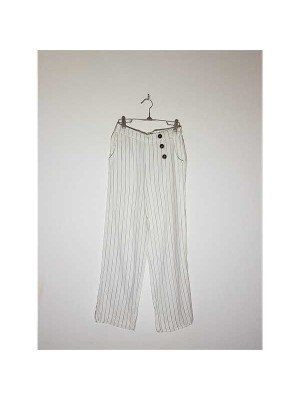 Pantaloni pentru primavara model cu dungi RESERVED