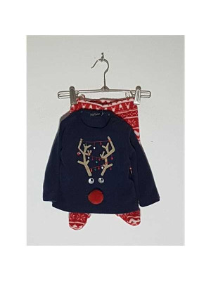 Pijama pentru bebelusi cu motive de Craciun In Extenso