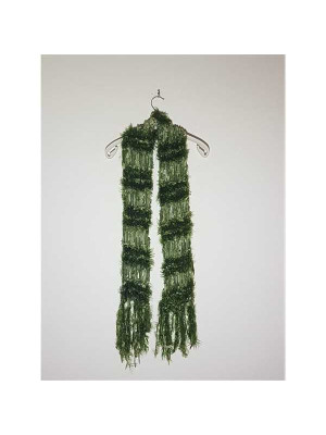 Set fular si caciula dama tricotat model pufos