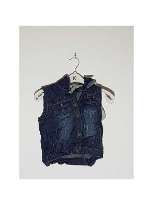 Vesta Jeans cu gluga si buzunare Vitamins Baby