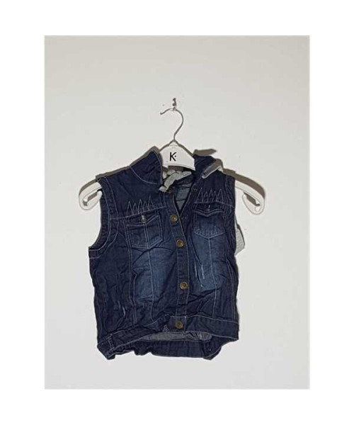 Vesta Jeans cu gluga si buzunare Vitamins Baby