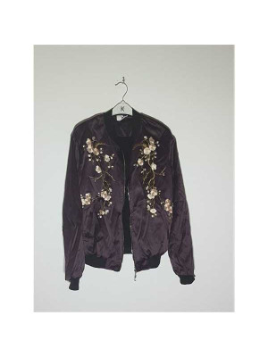 Jacheta dama subtire cu print floral Dobleyoustore