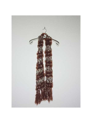 Set caciula si fular dama tricotat pufos