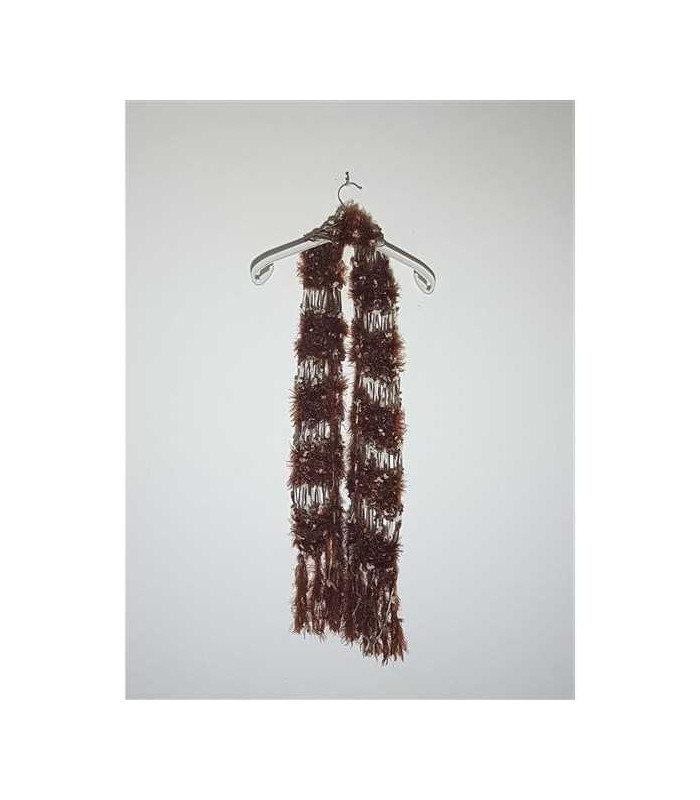 Set caciula si fular dama tricotat pufos