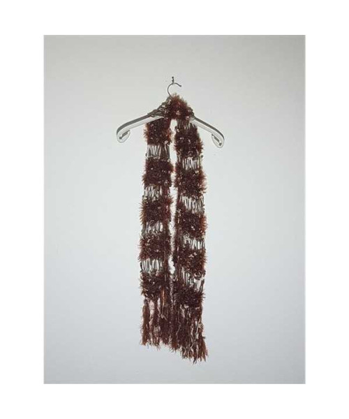 Set caciula si fular dama tricotat pufos