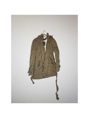 Geaca dama imblanita model cu gluga si cordon in talie  Resplendent