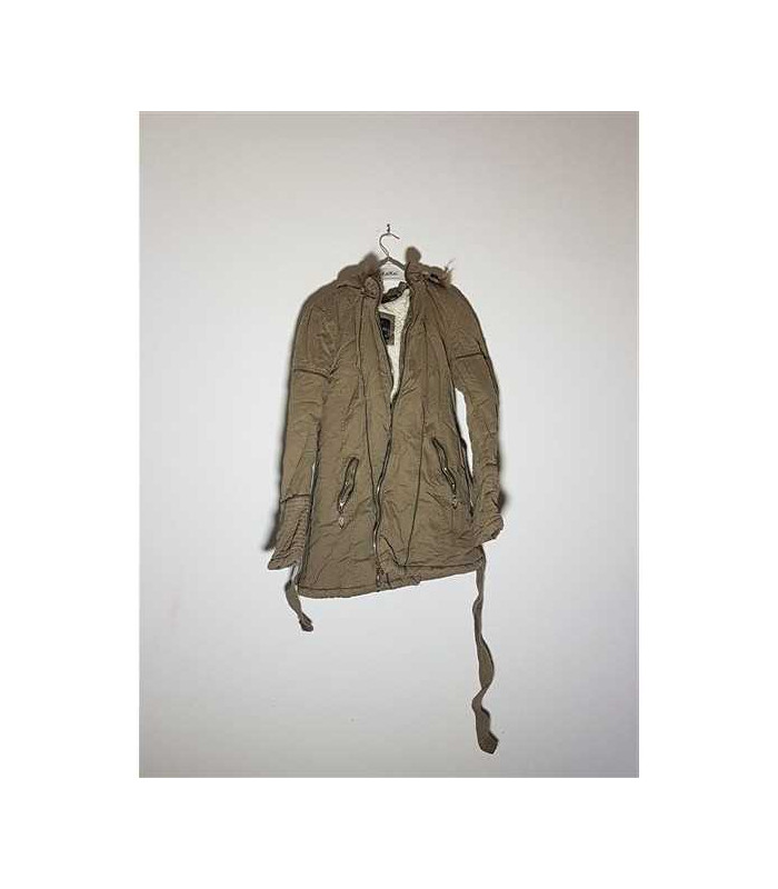 Geaca dama imblanita model cu gluga si cordon in talie  Resplendent