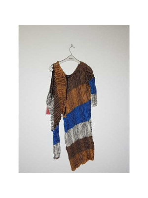 Pulover dama tricotat cu model multicolor STEFANEL