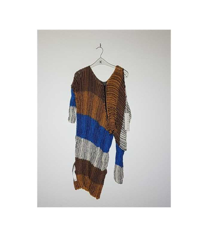 Pulover dama tricotat cu model multicolor STEFANEL