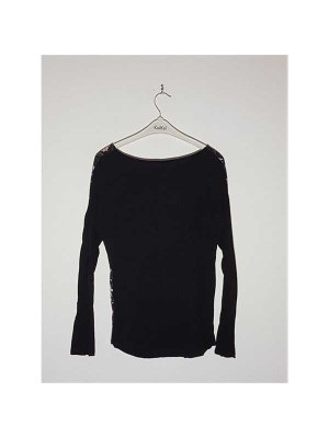 Bluzita dama pentru primavara cu print floral multicolor 2