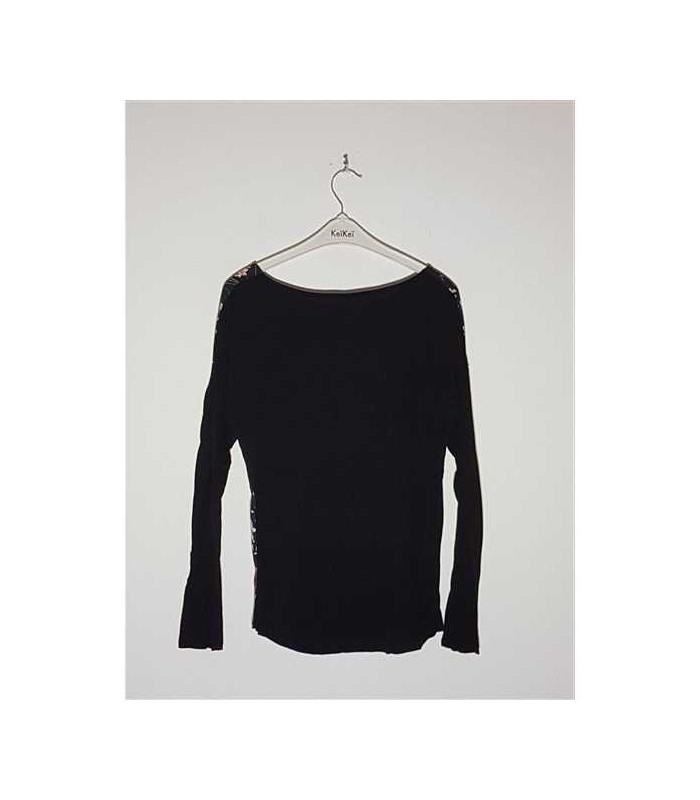 Bluzita dama pentru primavara cu print floral multicolor