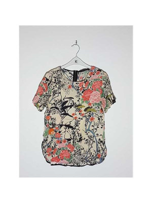 Bluzita de vara cu flori multicolore Zara Woman