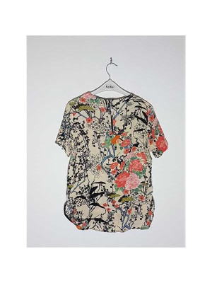 Bluzita de vara cu flori multicolore Zara Woman 2
