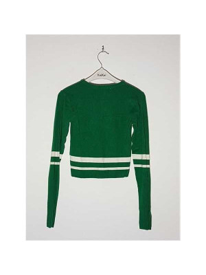 Pulover dama tricotat model scurt in talie Pull&Bear 2