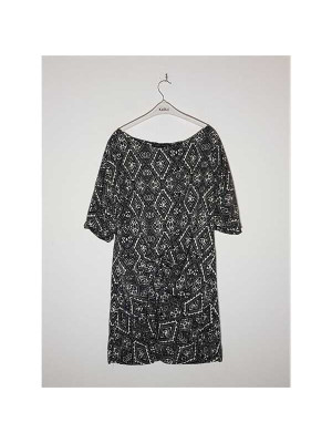 Rochie dama cu imprimeu geometric Zara