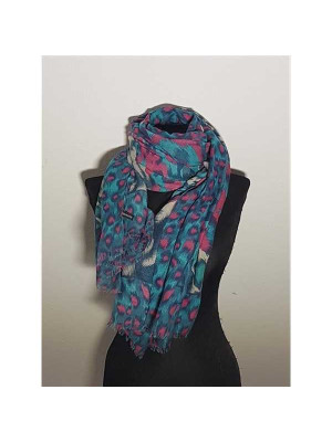 Sal dama pentru toamna cu model multicolor 2