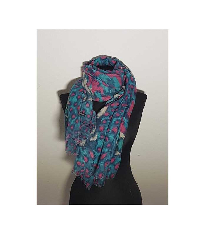 Sal dama pentru toamna cu model multicolor