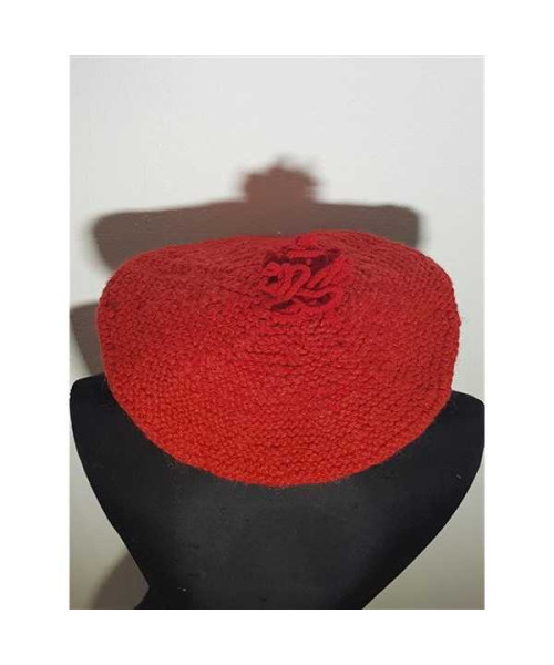 Bereta dama tricotata culoare rosu