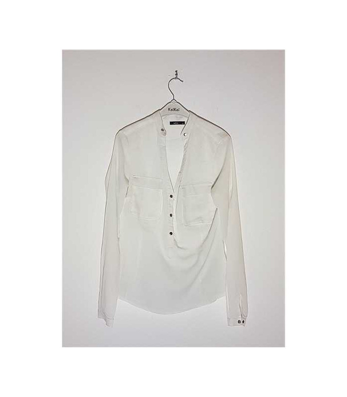 Bluzita dama deosebita cu buzunare la piept MBG