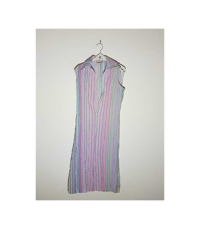 Rochie dama cu dungi multicolore ELEGANCE