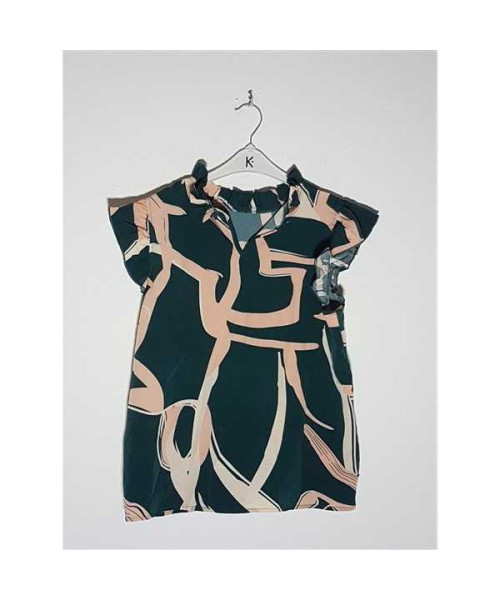 Bluzita dama model cu volane la umeri SHEIN