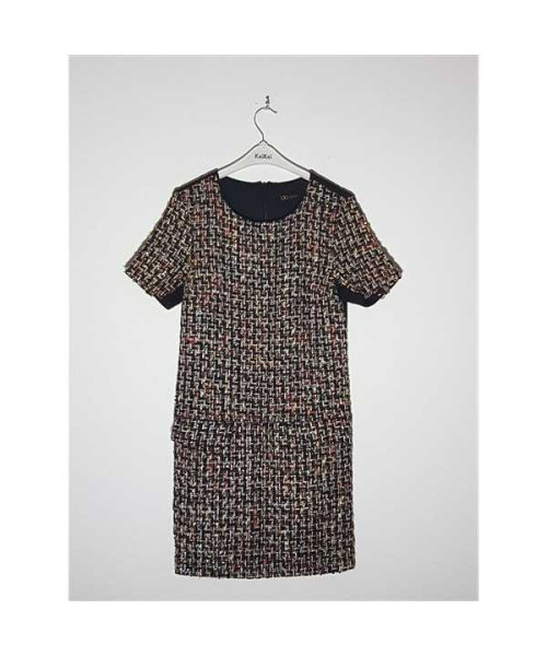 Rochie dama multicolora model cu maneci scurte Oblige