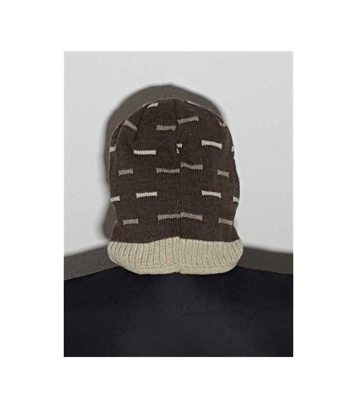 Caciula tricotata de iarna model cu dungulite Snowfall