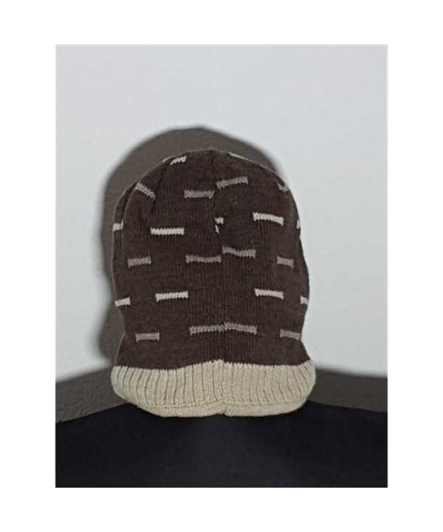 Caciula tricotata de iarna model cu dungulite Snowfall