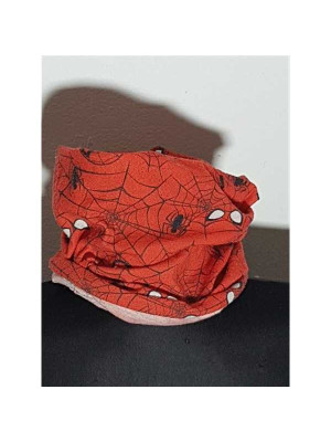 Esarfa circulara cu imprimeu Spiderman