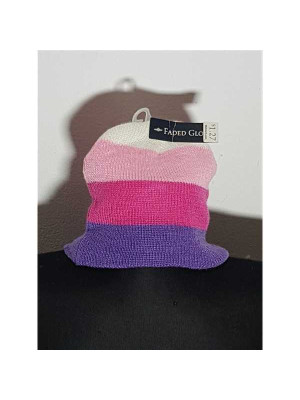 Caciula tricotata pentru copii model cu dungi multicolore