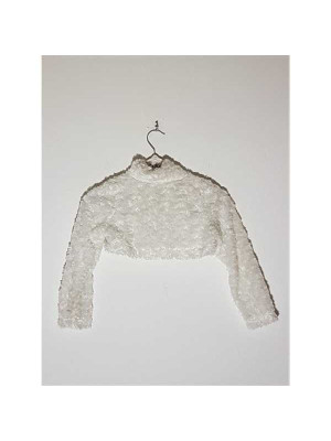  pufos pentru fetite model cu guler 2