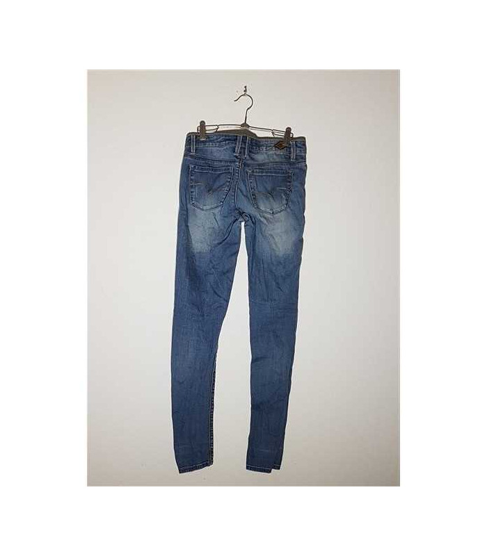 Pantaloni dama de blugi model usor decolorat Lee Cooper