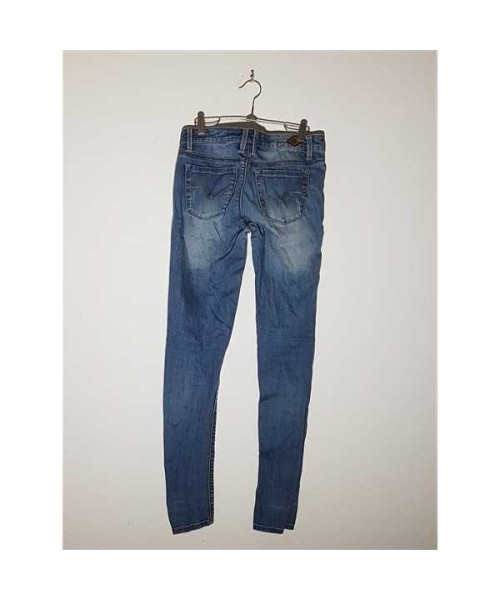 Pantaloni dama de blugi model usor decolorat Lee Cooper