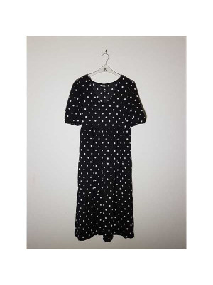 Rochita dama de vara model cu buline albe WOMEN