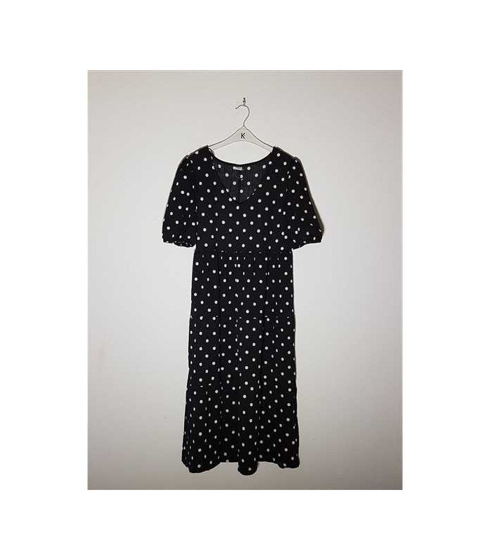 Rochita dama de vara model cu buline albe WOMEN