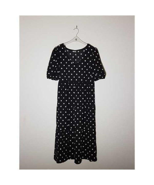 Rochita dama de vara model cu buline albe WOMEN