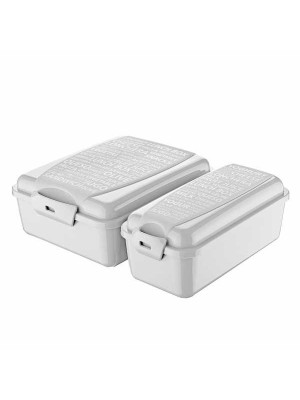 Cutie sandwich crem cu doua compartimente si tacam